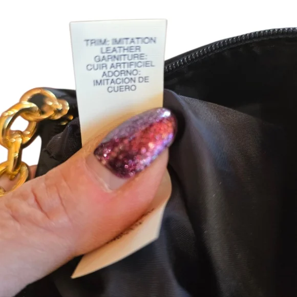 Tommy Hilfiger Novelty Navy Blue Snowflake Zip Wristlet - Picture 6 of 6